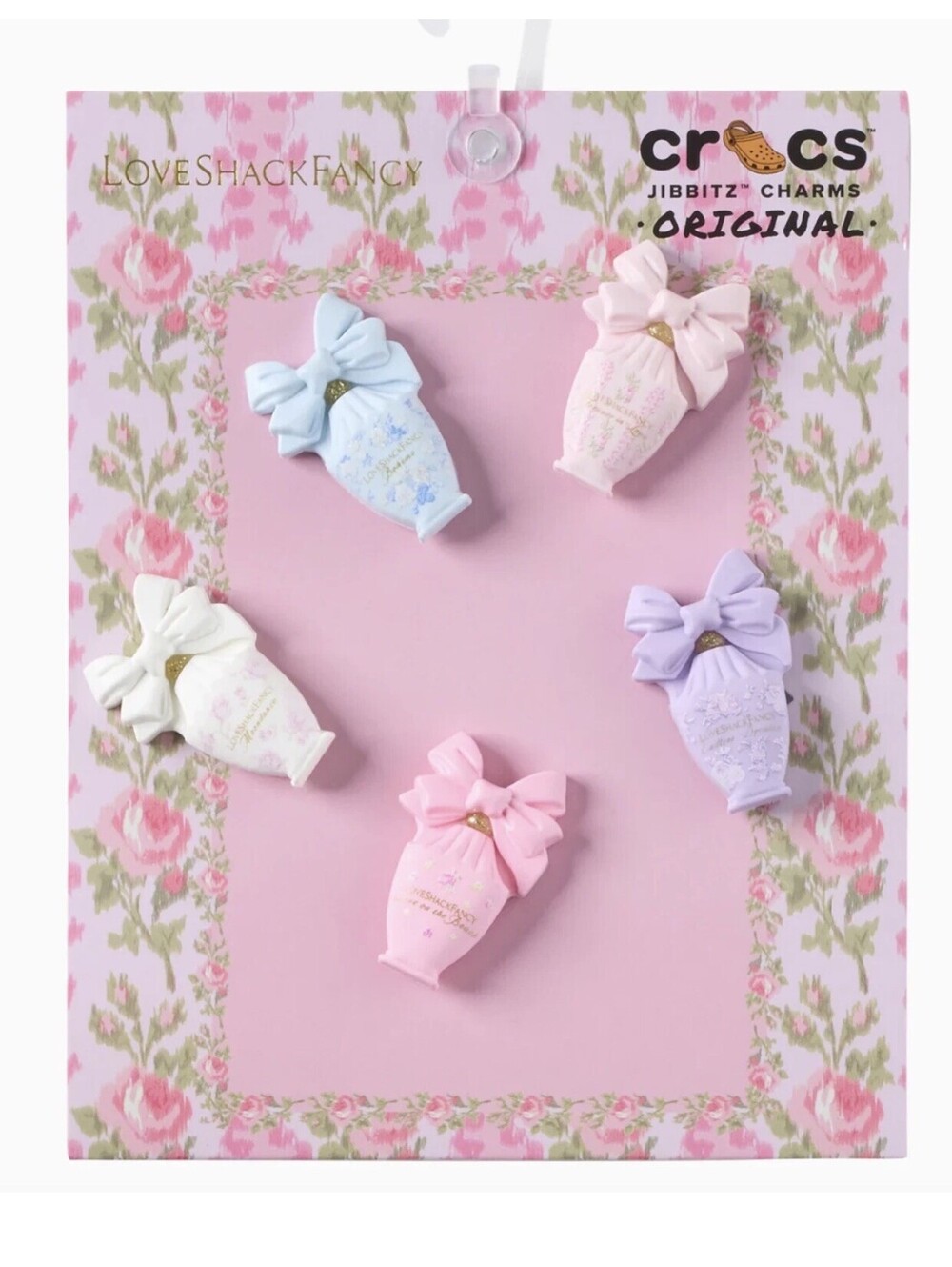 🎀 LoveShackFancy X Crocs 5-Pack Of Fragrance Jibbitz Charms 🎀 Order Confirmed
